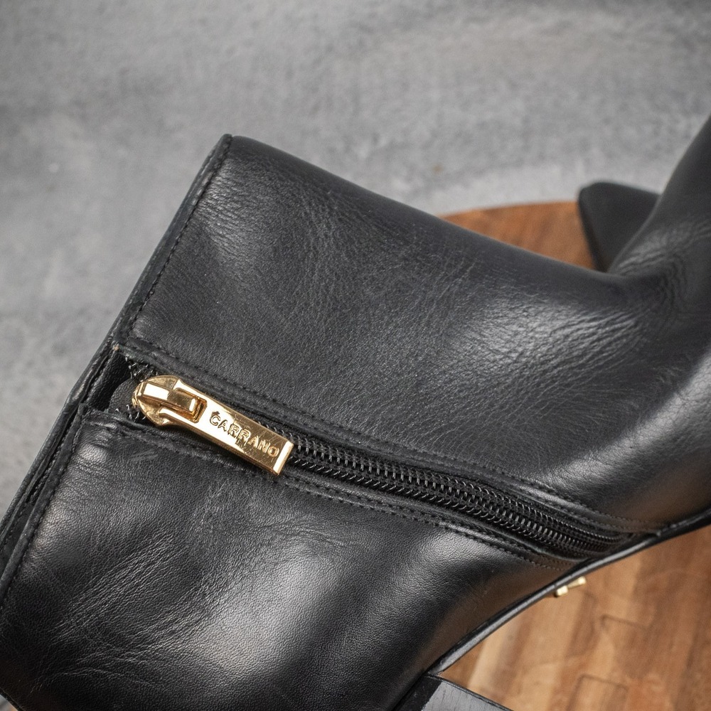 Ladies Brazilian Carrano Ankle Boot Size 8 Black Bootie Shoes - Picture 6 of 8